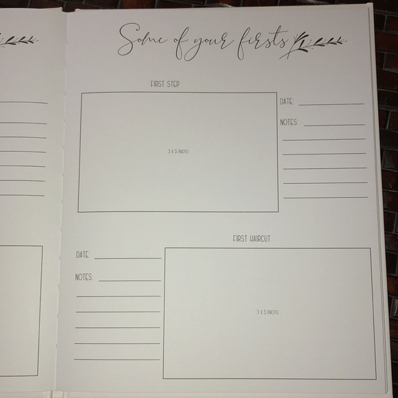 Baby Memory Book to capture your baby’s special moments and milestones. NIB - Picture 5 of 7